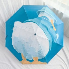 경량 초소형 휴대용 접이식 미니 우산 자외선차단 양산겸용 답례품 000310990